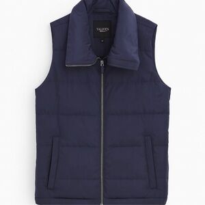 Talbots Men's Dark Blue Quilted Vest